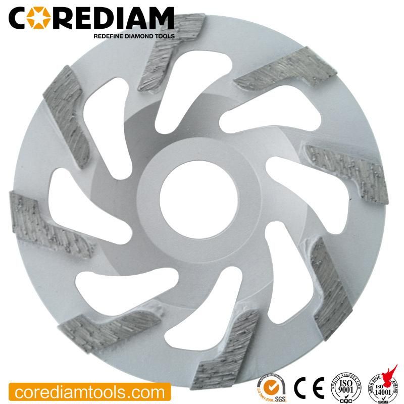 105mm-180mm Diamond L Segment Cup Wheel for Concrete and Masonry/Diamond Grinding Cup Wheel/Diamond Tool