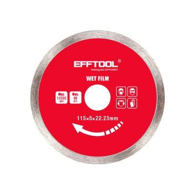 Efftool Brand Power Tools and Parts Diamond Saw Blade Wet Film