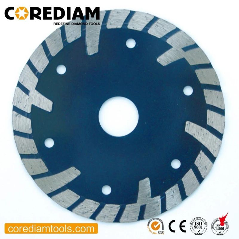 Sinter Hot-Pressed Turbo Blade with Protective Segments/Diamond Cutting Disc/Diamond Tools