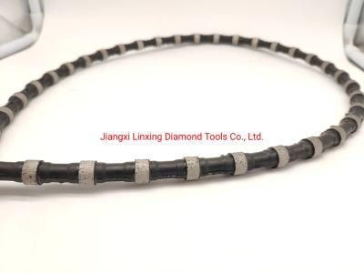 Marble Diamond Wire Saw for Quarry Wire Rope Rubber Spring Wire Saw