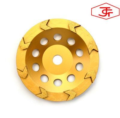 Professional Single Row Diamond Grinding Cup Wheel for Granite