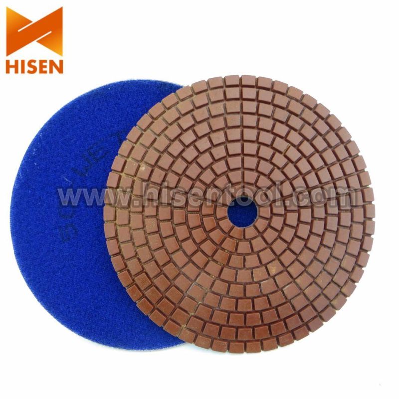 Professional 7" Diamond Wet Flexible Polishing Pads