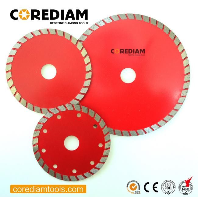 5inch/125mm Sinter Hot-Pressed Turbo Diamond Saw Blade for Stone Cutting/ Stone Dry Cutting Disc/ Diamond Tool
