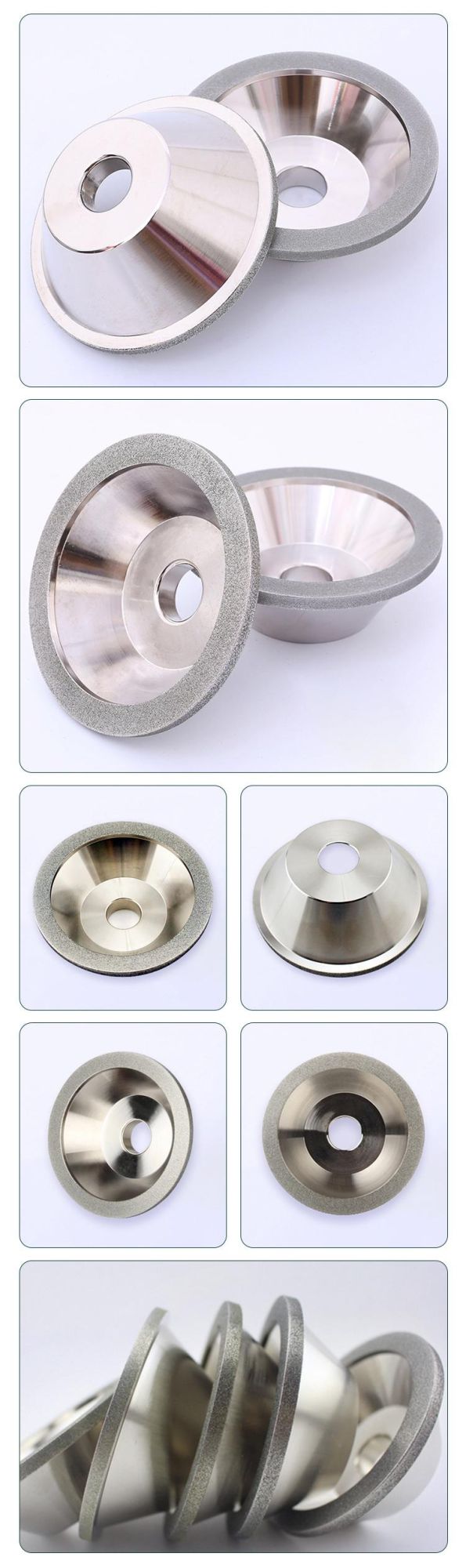 Bowl Coated Grinding Wheel Electroplated Bond Diamond Grinding Wheel