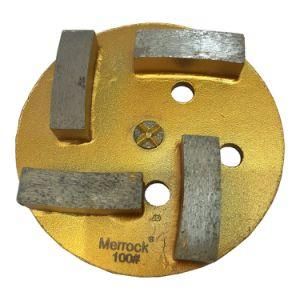 2018 New Concrete Grinding Shoes 100mm Diamond Grinding Disc