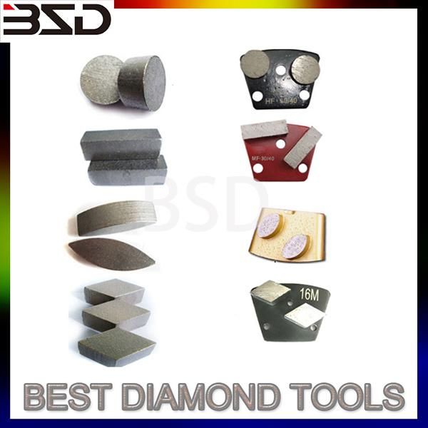 250mmx20t for Grinding Concrete Stones Floor Grinding Head Brazing Diamond Grinding Wheel