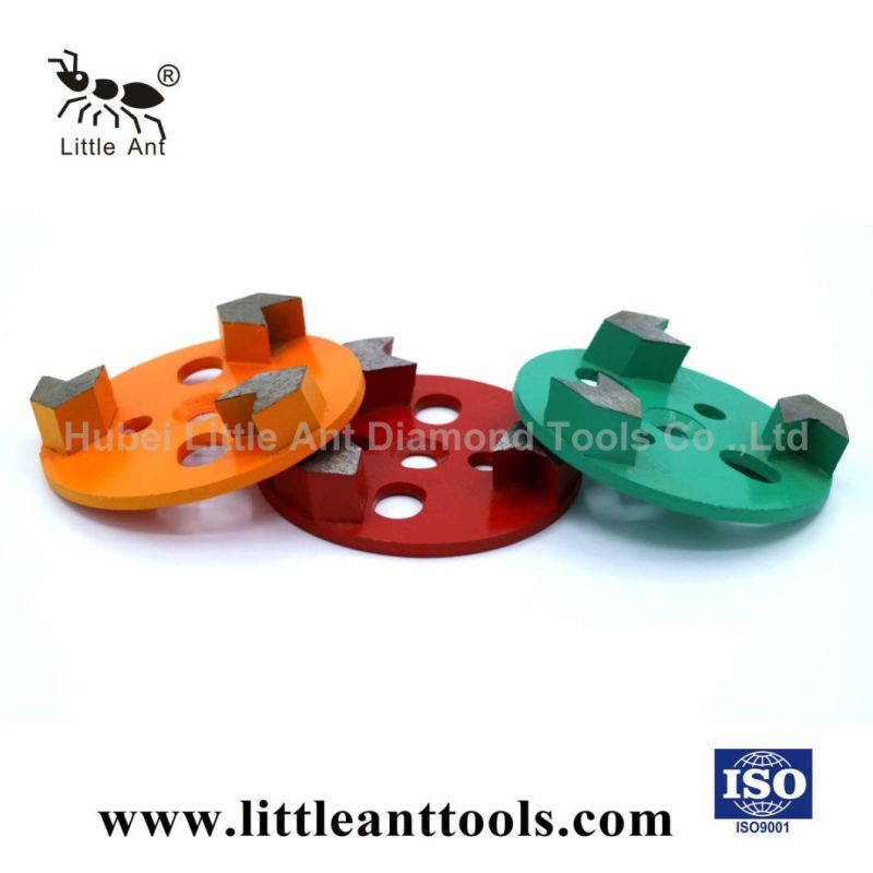 Three Arrow Segment Concrete Floor Diamond Grinding Shoes