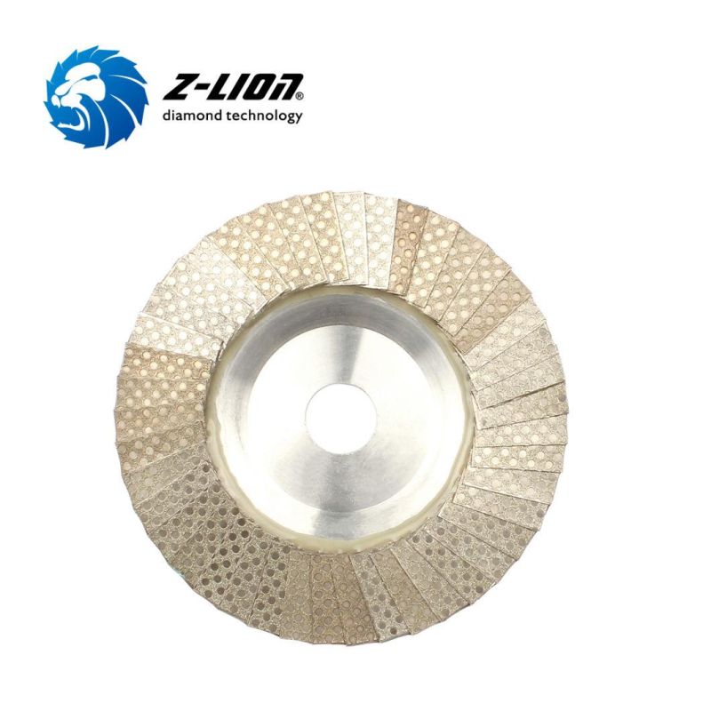 4.5in Diamond Flap Cutting Disc Wheel for Stone Glass Tile Concrete Polishing