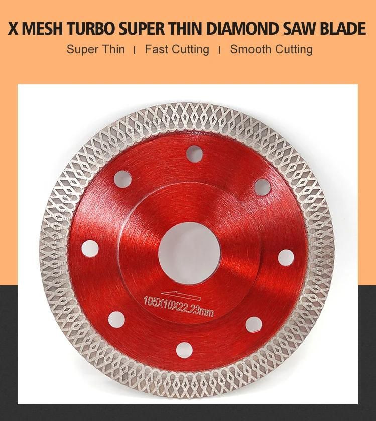 Cold Cut Circular Saw Blade Turbo Diamond Blade for Ceramic