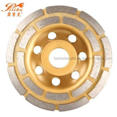 Double Diamond Row Cup Grinding Wheels Angle Grinder Cutting Disc Concrete