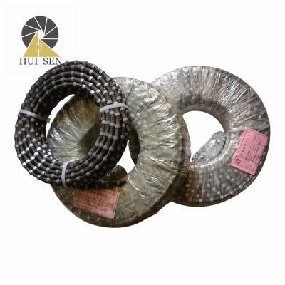 11.5mm Rubber Spring Rope Cutting Wire Saw Machine Diamond Wire Saw for Granite