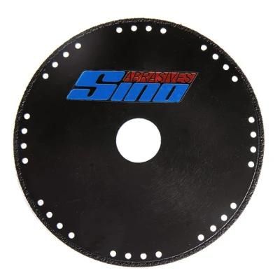 Heavy Duty Diamond Vacuum Disc with Continuous Rim Type for Cutting Railway