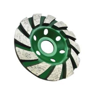 China Limestone Continuous Turbo Diamond Grinding Cup Cutting Wheel