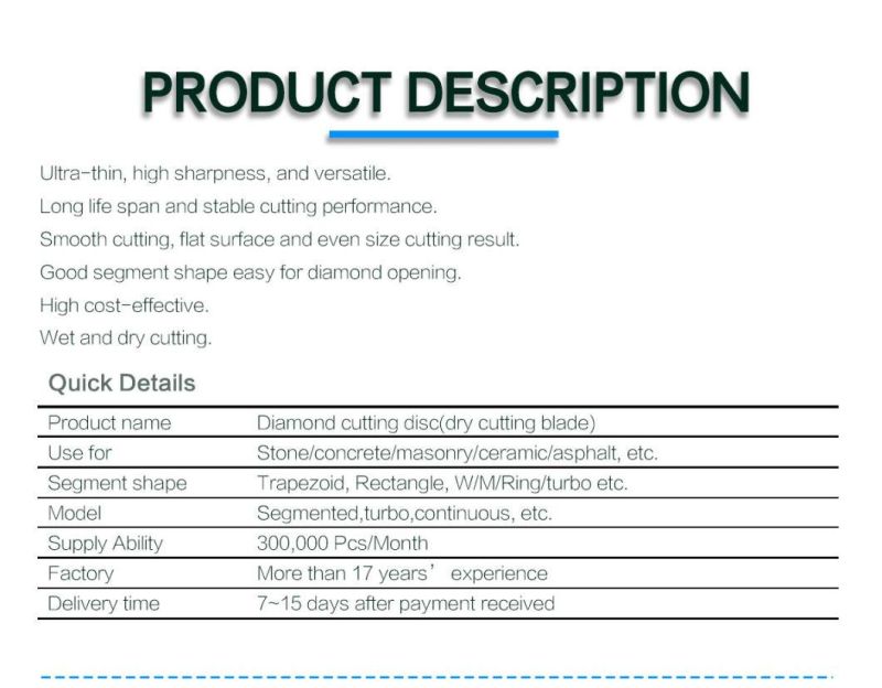 115mm Diamond Cutting Disc Saw Blade Sintered Brazed Segmented Blades