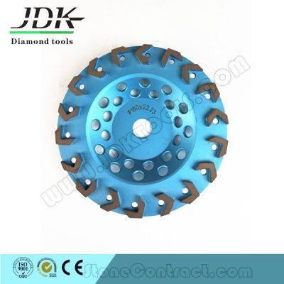 Arrow Segments Diamond Grinding Cup Wheel for Concrete/Masonry Surface