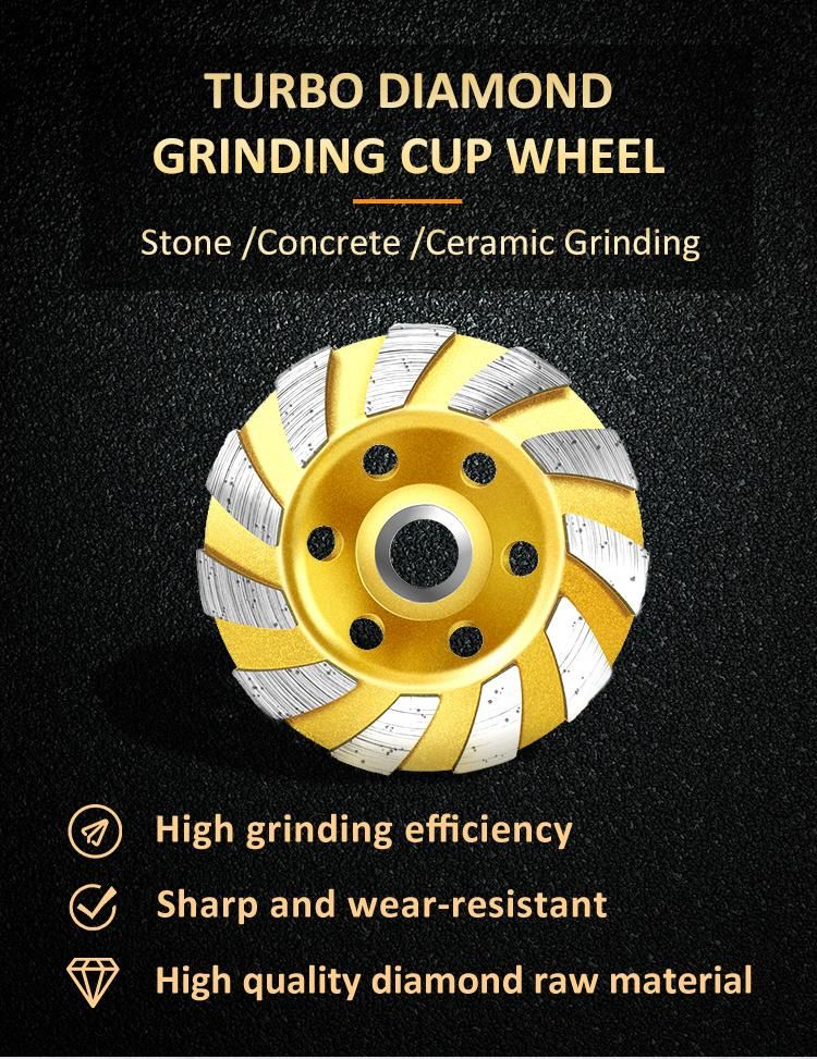 Diamond Grinding Wheel Turbo Diamond Grinding Cup Wheel