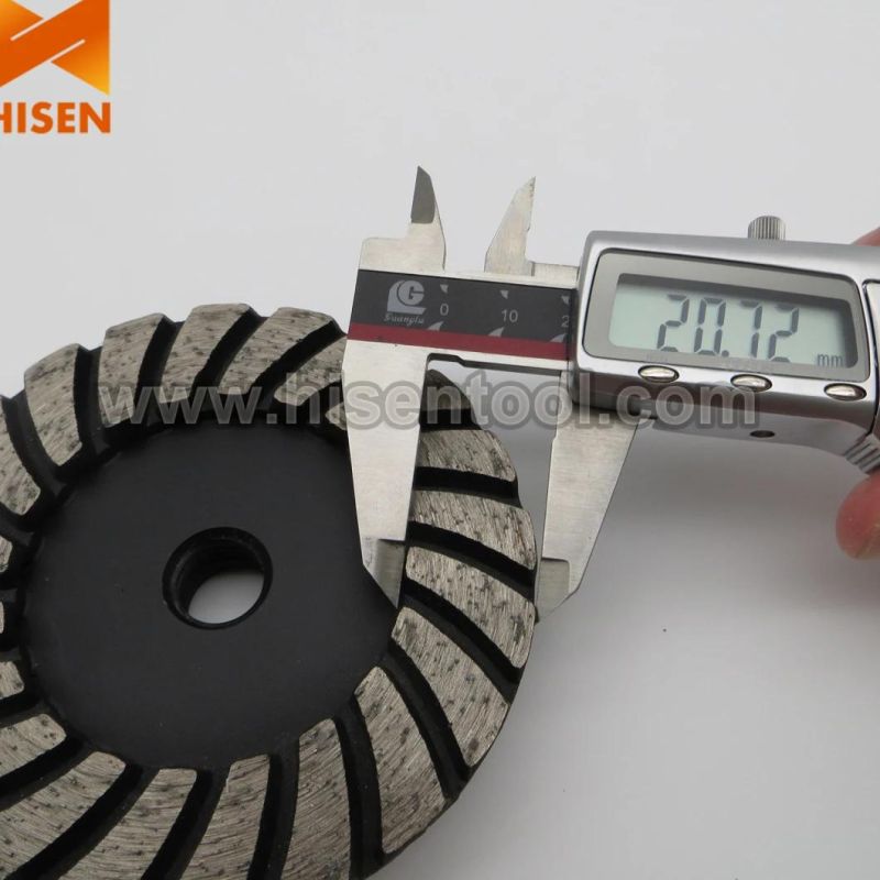 100mm Premium Diamond Turbo Grinding Cup Wheel for Stone