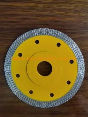 115mm Mesh Turbo Ceramic Cutting Saw Blade with Flange