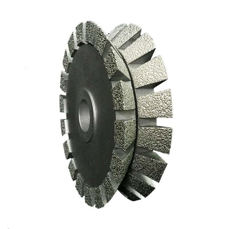 Vacuum Brazed Diamond Marble Edge Hand Profile Wheel Electroplated Diamond Grinding Wheel