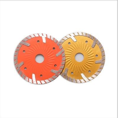 105 mm Diamond Cutter Blade with Protective Teeth for Cutting Granite Marble