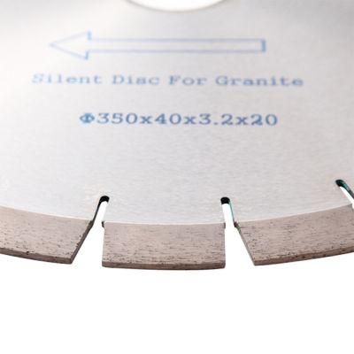 350mm Granite Cutting Silent Sintered Segmented Diamond Disc