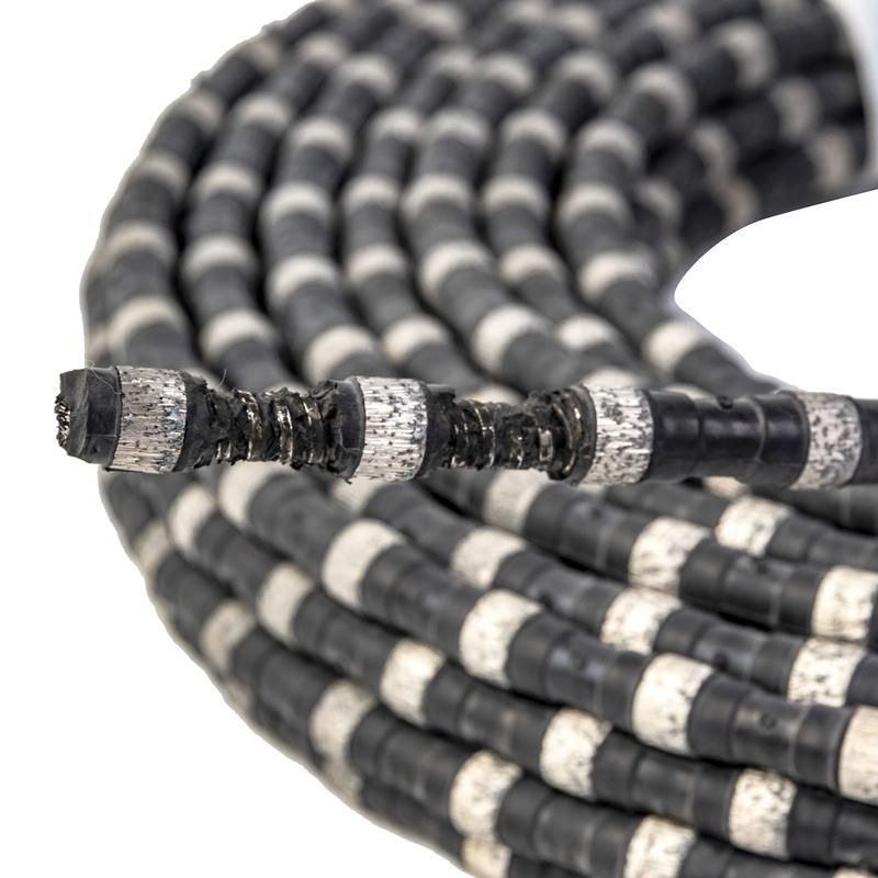 10.5mm Diameter Sintered Beads Reinforced Cast Iron Diamond Cable Saw