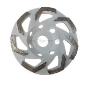 5inch Ceramic Diamond Cup Grinding Wheels for Concrete Terrazzo Edge Wall