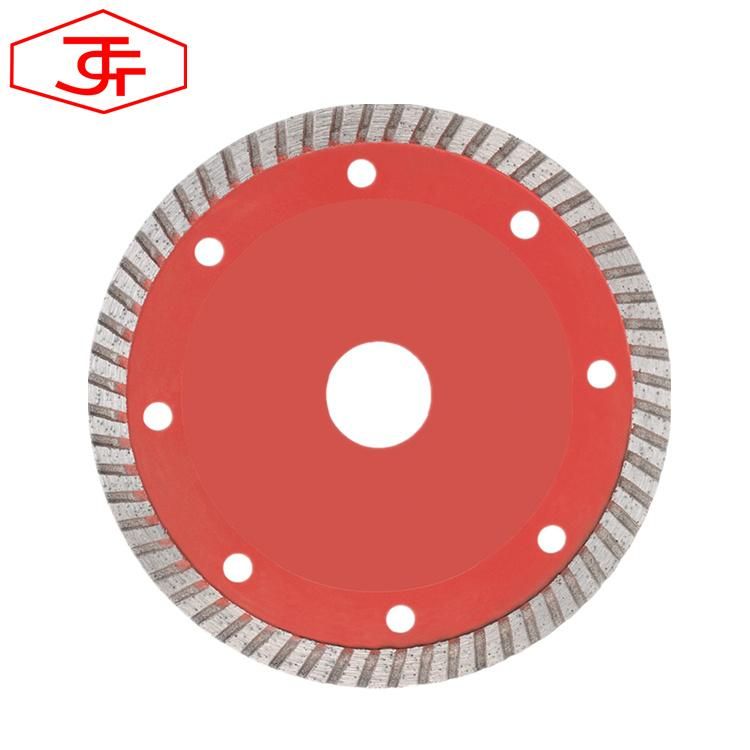 Hot Pressed Sintered Continuous Turbo Diamond Saw Blade for Cutting Marble