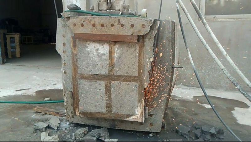 Good Quality High Efficiency Vacuum Brazed Hevay Reinfoced Concrete Cutting Diamond Wire Saw