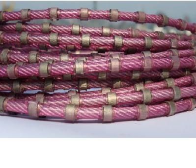 Diamond wire saw for marble profiling