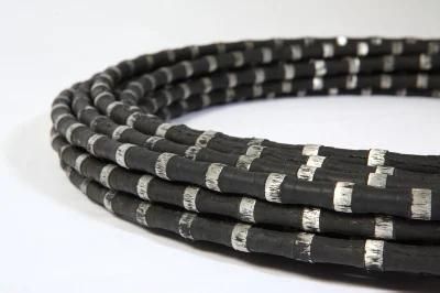 D11.5mm Diamond Rubber Wire Saw for Granite Stone Quarrying
