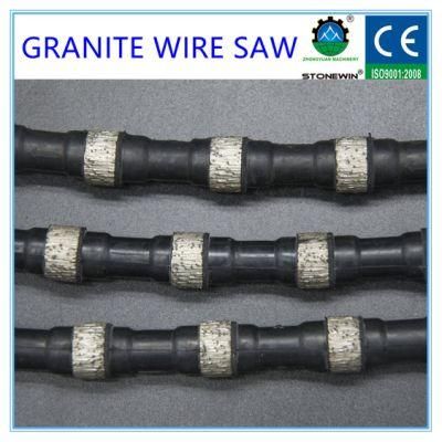 Diamond Wire Saw Cutting Rope for Reinforced Concrete Quarry
