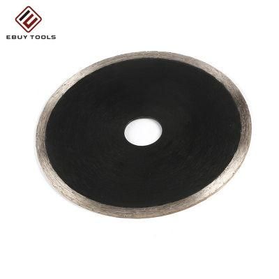 Hot Pressed 125mm X 10mm Continuous Diamond Saw Blade Cutting Granite, Marble and Hard Stone