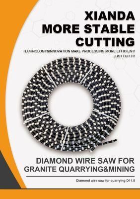 High Quality Diamond Wire Saw for Cutting Granite Quarry