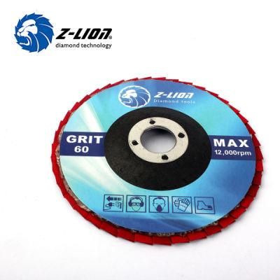 Zlion High Quality Electroplated Diamond Sand Flap Disc