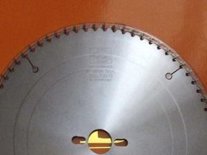 Saw Blade Used on Precise Sliding Table Saw