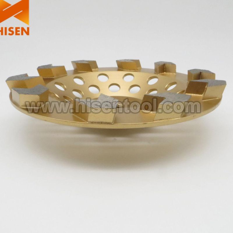 180mm Diamond Arrow Cup Wheel for Grinding Concrete