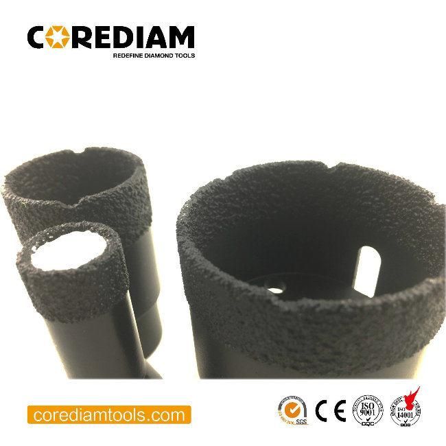 20mm-127mm Vacuum Brazed Diamond Core Drill Bit