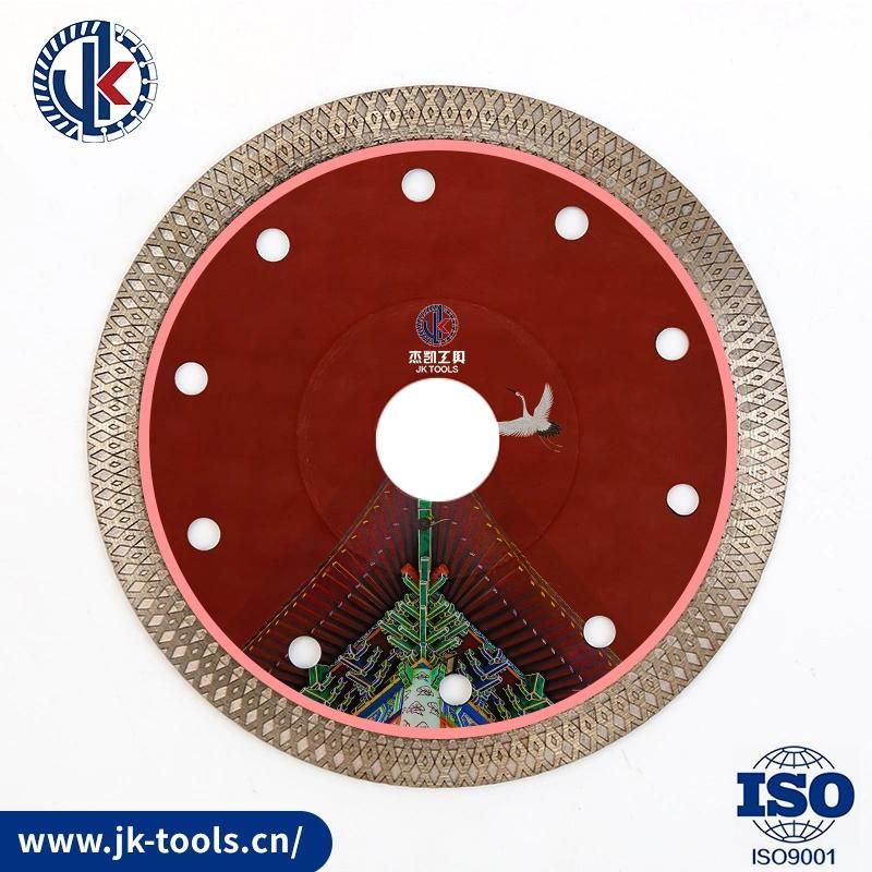 4′′ Hot Press Sintered Ultra-Thin Sharpness Turbo Diamond Saw Blade for Tiles/Ceramic/Porcelain