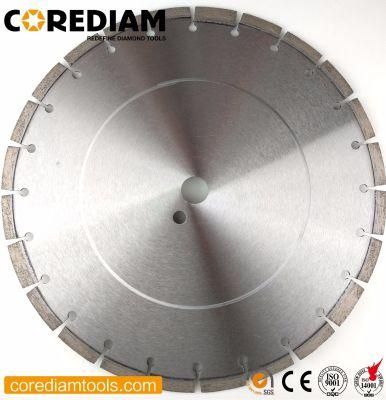 Lasered Diamond Saw Blade for Cutting Asphalt