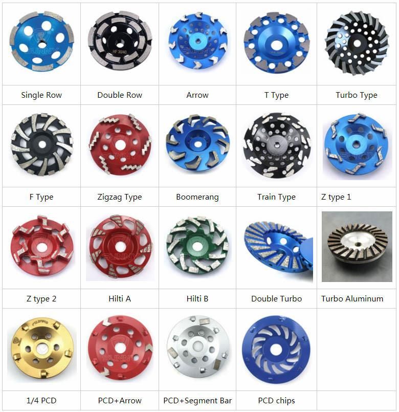 Medium Bond Diamond Grinding Wheel for Concrete Leveling and Grinding
