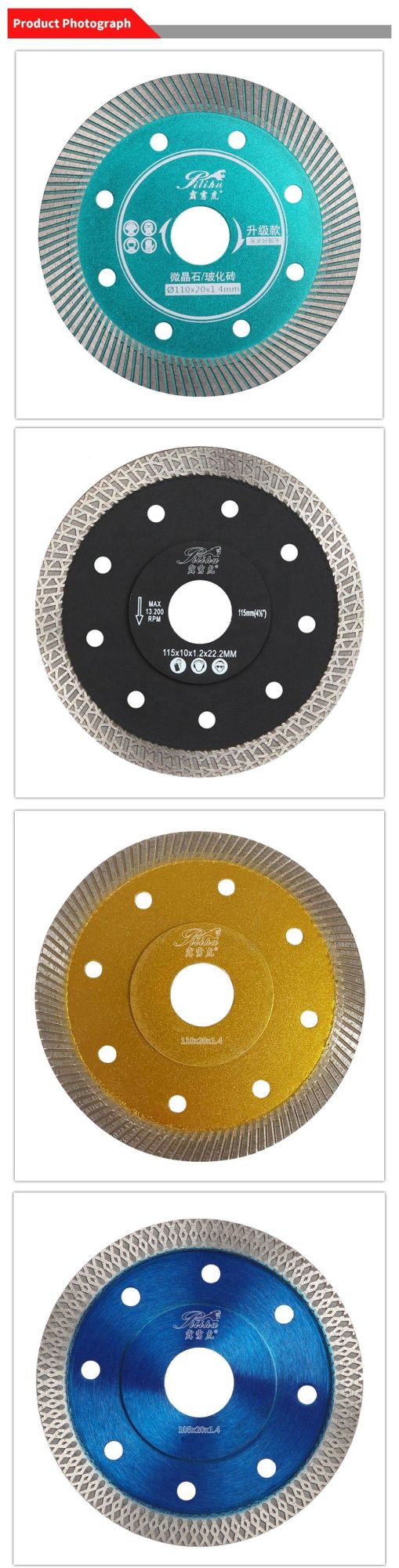 Mesh Diamond Saw Blade for Ceramic Porcelain Diamond Cutting Disc