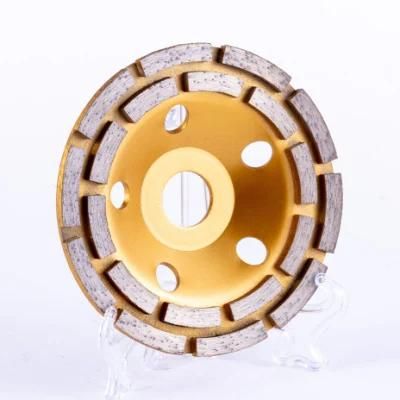 Hot Pressedsingle Row Turbo Diamond Cup Grinder Concrete Masonry Granite Marble