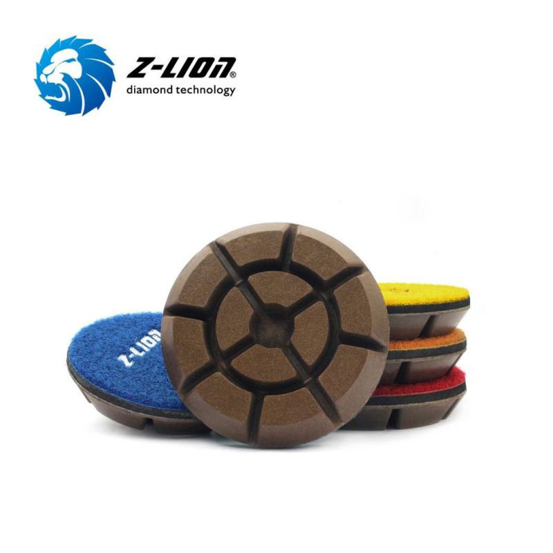 Diamond Metal Filling Resin Bond Transitional Polishing Pad for Concrete Floor Terrazzo Floor Zl-16km