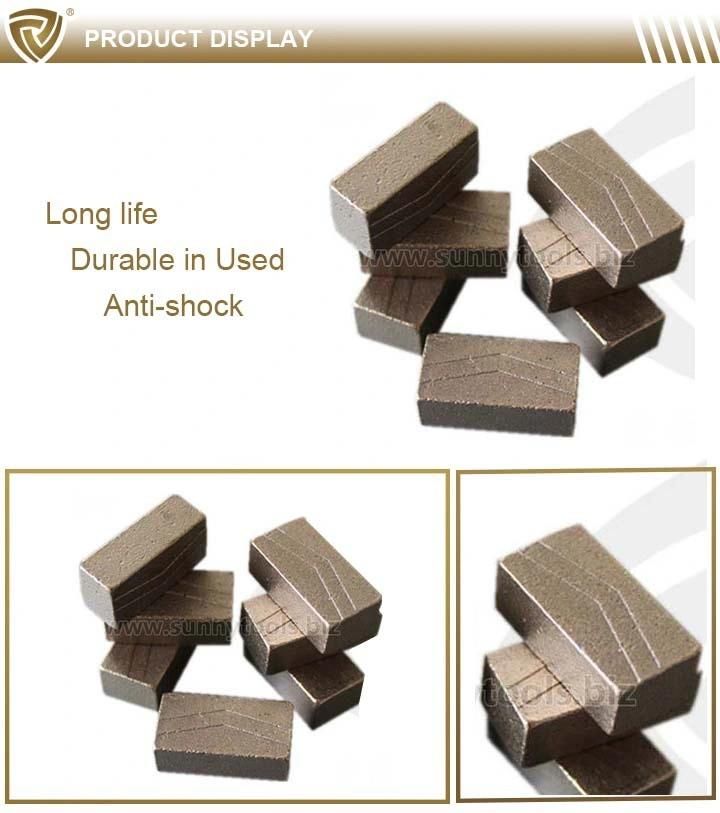 Diamond Tips Segment for Marble Cutting