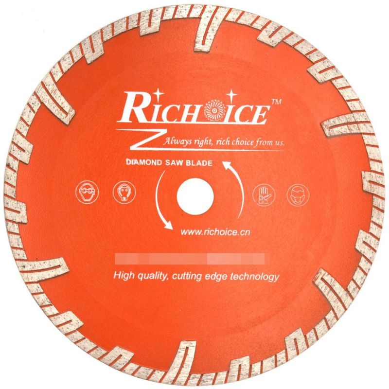 350mm Cutting off Brick Tile Porcelain Granite Marbles Tools Hot Pressed Super Thin Turbo Segment Continue Diamond Circular Saw Blade