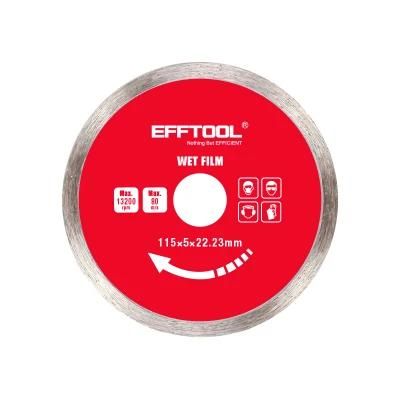 Efftool Brand Hot Selling New Arrival Diamond Saw Blade Wet Film