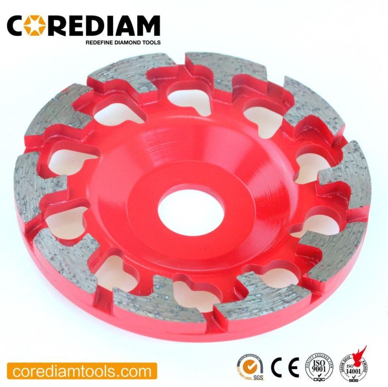 Diamond Rough Surface Cup Wheel with T Segments for Concrete and Masonry Materials in All Size /Diamond Grinding Cup Wheel/Diamond Tools