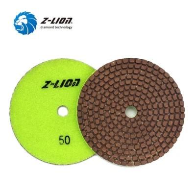 Copper Metal Polish Tools Diamond Wet Pad for Concrete Stone Polishing Grinding