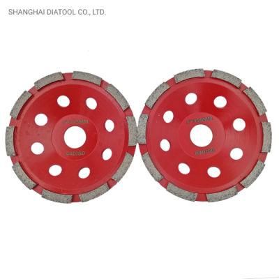 5inch /125mm Welded Diamond Single Row Cup Wheel for Concrete and Other Construction Material